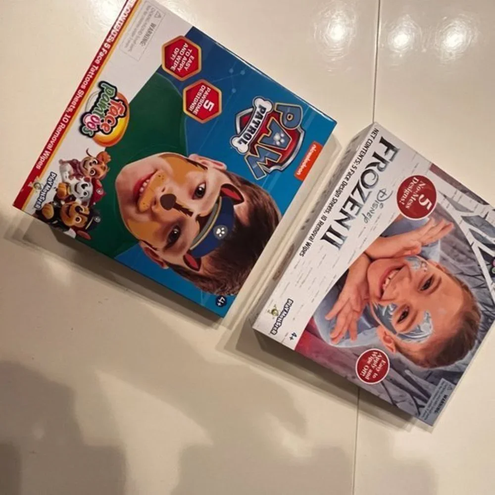Frozen and Paw‎ Patrol Face Face Tattoos / New